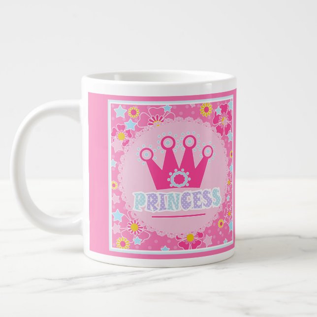 Princess Large Coffee Mug (Left)