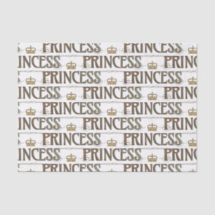 PRINCESS Lettering  - Elegant Rich Royal Tissue Paper