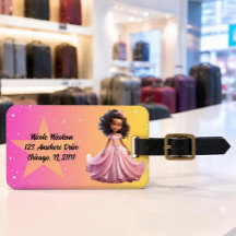 Princess Luggage Tag