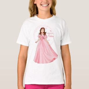 Princess Madison in Pink dress Girl's T-shirt