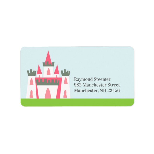 Princess Mailing Labels (Front)