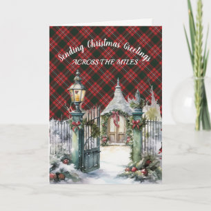 Princess Margaret Rose Tartan Christmas  Holiday Card