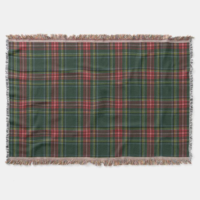 Princess Mary Original Scottish Tartan Throw Blanket (Front)