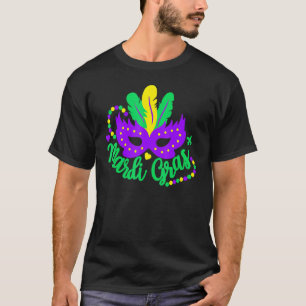 Princess Masquerade Mask Mardi Gras T-Shirt