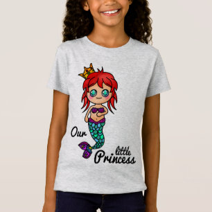 Princess Mermaid Cat Ocean Love Forever Cute T-Shirt