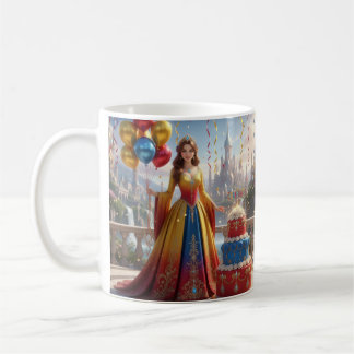 Princess Mug – Birthday Design with Cake