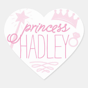 Princess Name Label