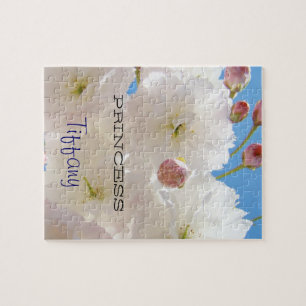 Princess Name puzzles Spring Blossoms Blue Sky