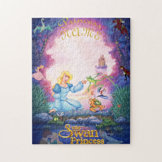 Princess Odette Personalised Photo Puzzle (Vertical)