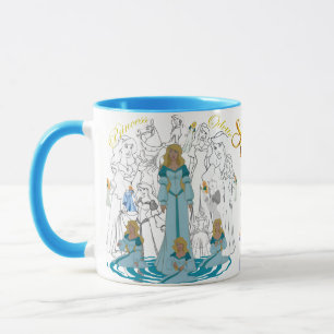 Princess Odette Sketch Mug with Coloured