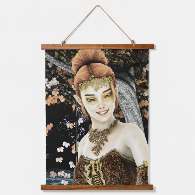 Princess of Autumn Hanging Tapestry (Front)