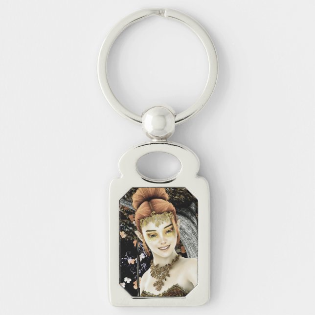 Princess of Autumn Key Ring (Front)