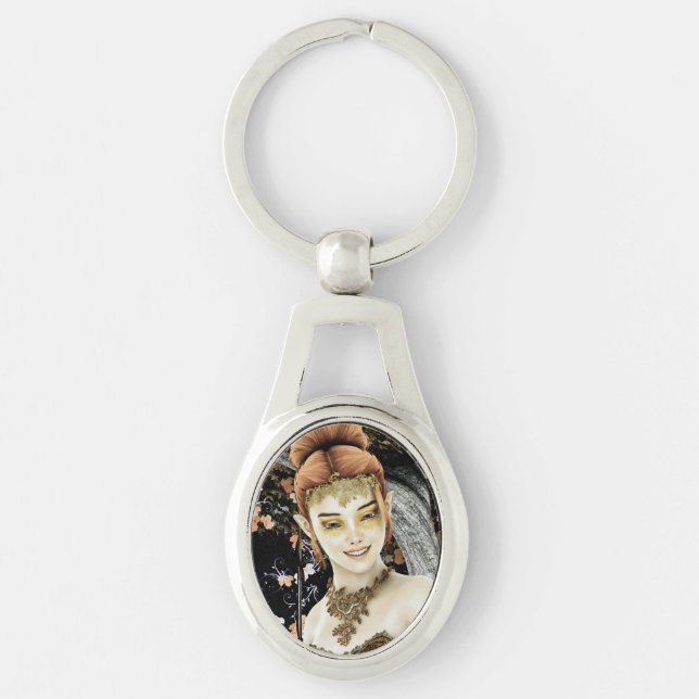 Princess of Autumn Key Ring (Front)