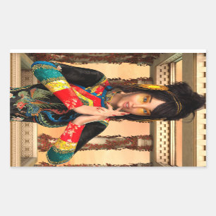 Princess of China Rectangular Sticker
