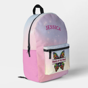 Princess Of First Grade Personalised Name Printed Backpack