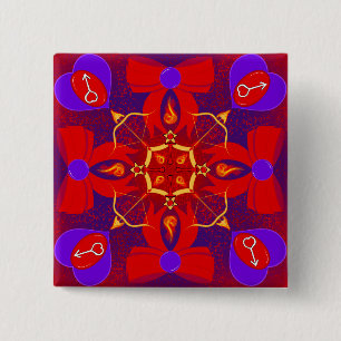 Princess of Mars 15 Cm Square Badge