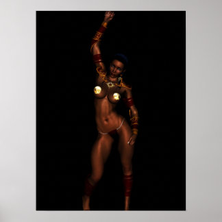 Princess of Mars Fantasy Girl G-String Poster