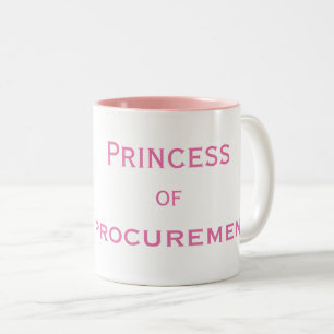 Princess of Procurement Special Female Manager Two-Tone Coffee Mug