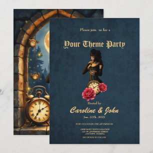 Princess of the Clocks – Keeper of Moonlit Hours.  Invitation