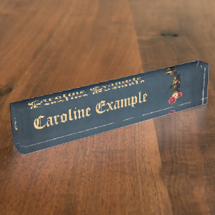 Princess of the Clocks – Keeper of Moonlit Hours. Nameplate