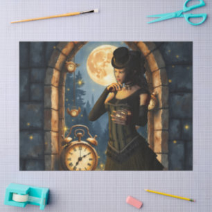 Princess of the Clocks – Keeper of Moonlit Hours. Tissue Paper