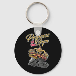 Princess Of The Gym Bodybuilding Strength Sports G Key Ring