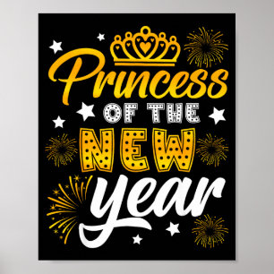 Princess Of The New Year 2026 New Years Eve Firewo Poster