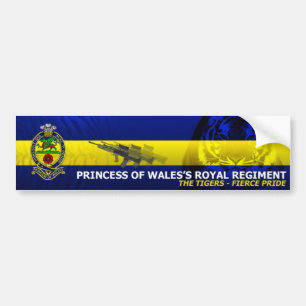 Princess of Wales's Royal Regiment - Car Sticker