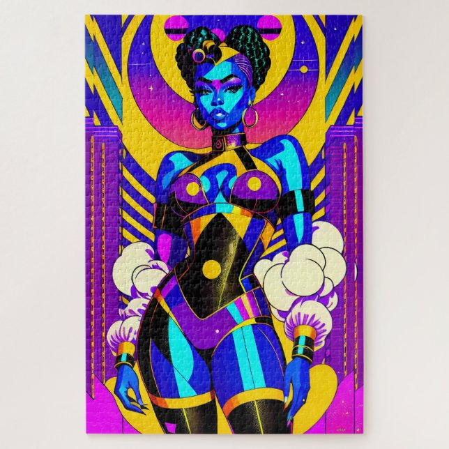 Princess on the Prowl - Ken Gauge Art Jigsaw Puzzle (Vertical)