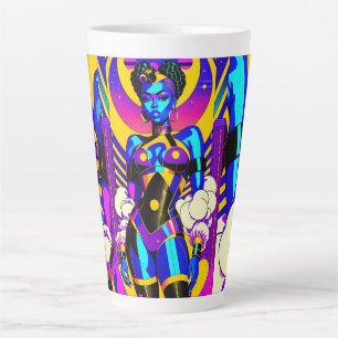 Princess on the Prowl - Ken Gauge Art Latte Mug