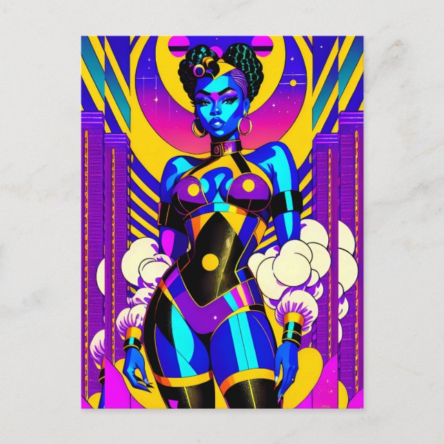 Princess on the Prowl - Ken Gauge Art Postcard (Front)