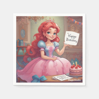 Princess paper napkins
