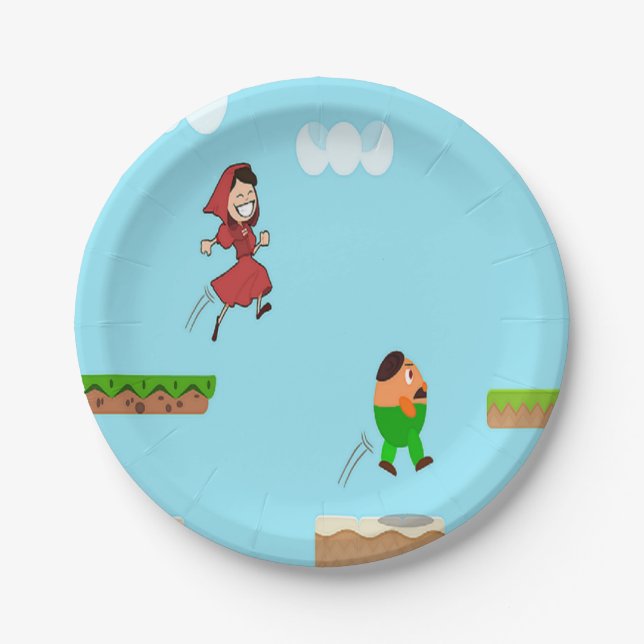 Princess Paper Plate (Front)