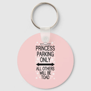 Princess Parking Only Key Ring