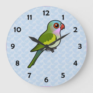 Princess Parrot Large Clock