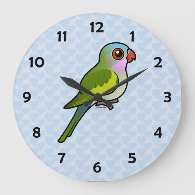 Princess Parrot Large Clock (Front)