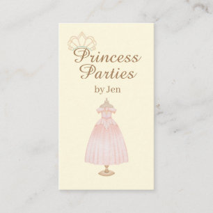 Princess Party Business Card