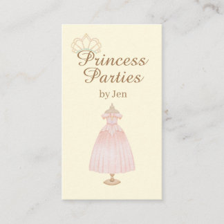 Princess Party Business Card