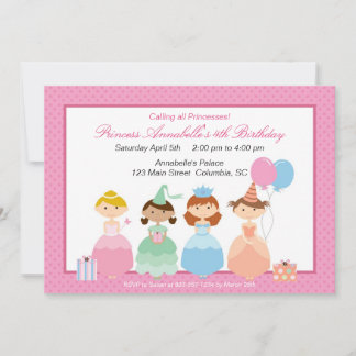 Princess Party Invitation