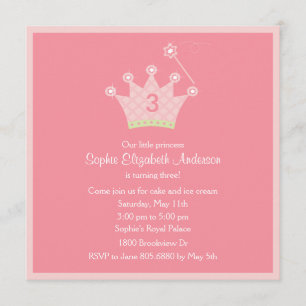 Princess Party Invitation