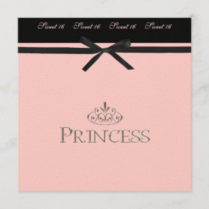 Princess Party Invitation Sweet 16