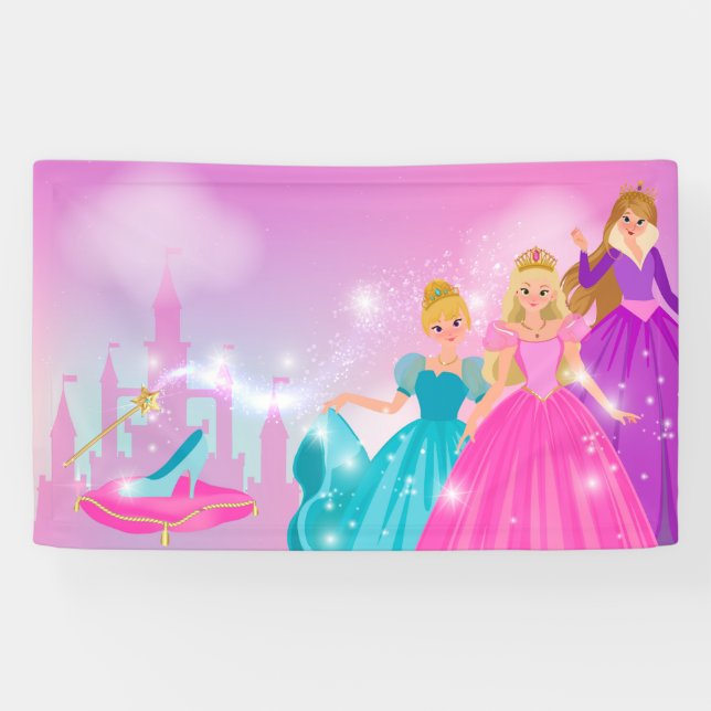 Princess Party Large Banner (Horizontal)