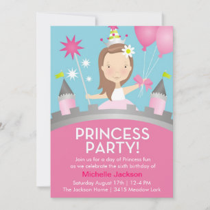 Princess Party -Pink Invitation