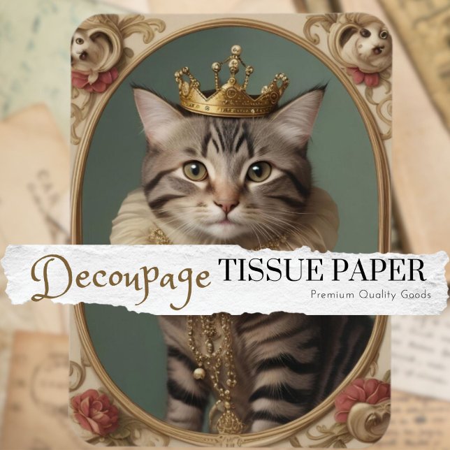 Princess Paws Decoupage Tissue Paper (Creator Uploaded)