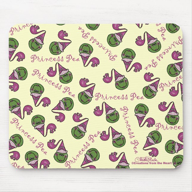 Princess Pea Mouse Mat (Front)