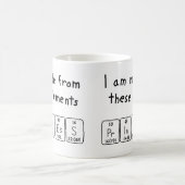 Princess periodic table name mug (Center)