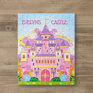 Princess! Personalised Castle whimsical Jigsaw Puzzle