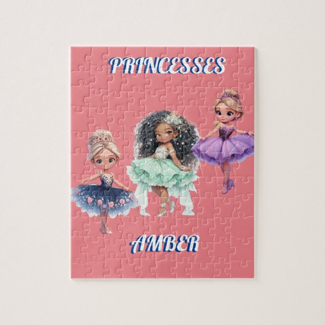 "PRINCESS" PERSONALIZED  JIGSAW PUZZLE (Vertical)