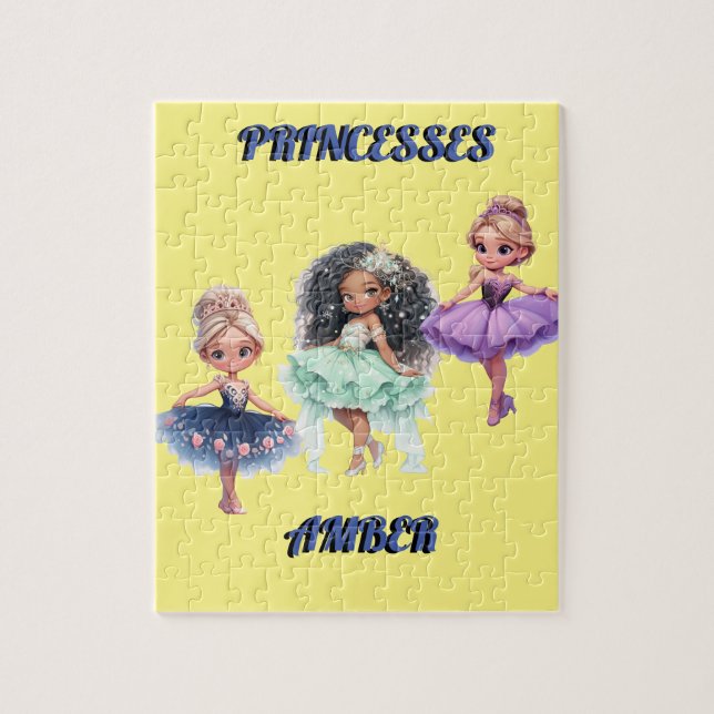 "PRINCESS" PERSONALIZED  JIGSAW PUZZLE (Vertical)