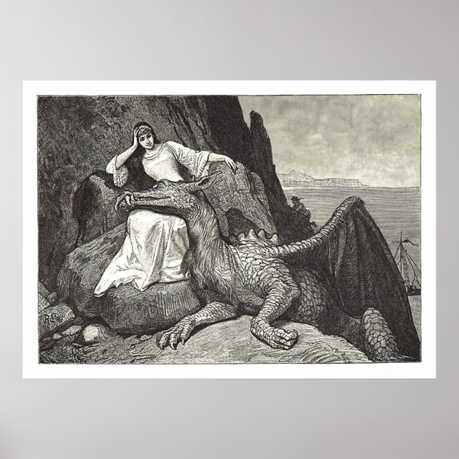 Princess & Pet Dragon Poster (Front)